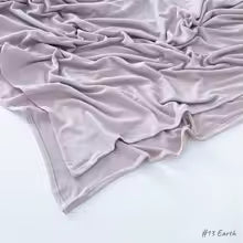 Luxury Soft Jersey Hijab — Long Solid Color Head Wrap for Women | Multiple Colors