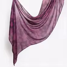 Watercolour Floral Modal Hijab Scarf — variety of Colors, Breathable & Lightweight