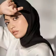 Luxury Soft Jersey Hijab — Long Solid Color Head Wrap for Women | Multiple Colors