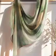 Watercolour Floral Modal Hijab Scarf — variety of Colors, Breathable & Lightweight