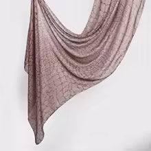Watercolour Floral Modal Hijab Scarf — variety of Colors, Breathable & Lightweight