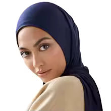 Luxury Soft Jersey Hijab — Long Solid Color Head Wrap for Women | Multiple Colors