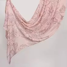 Watercolour Floral Modal Hijab Scarf — variety of Colors, Breathable & Lightweight
